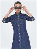 ONLBELIEVE LS STRETCH DNM DRESS QYT medium blue denim
