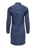 ONLBELIEVE LS STRETCH DNM DRESS QYT medium blue denim