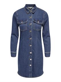 ONLBELIEVE LS STRETCH DNM DRESS QYT medium blue denim