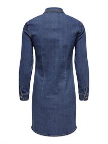 ONLBELIEVE LS STRETCH DNM DRESS QYT medium blue denim