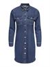 ONLBELIEVE LS STRETCH DNM DRESS QYT medium blue denim