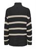 ONLBELLA LIFE LS HIGH NECK KNT black-pumice stone