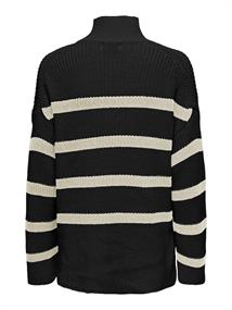 ONLBELLA LIFE LS HIGH NECK KNT black2