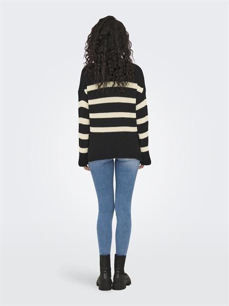 ONLBELLA LIFE LS HIGH NECK KNT black2