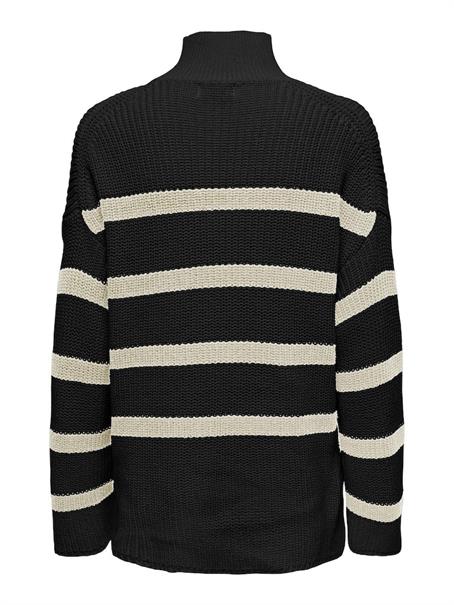 ONLBELLA LIFE LS HIGH NECK KNT black2