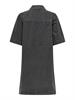 ONLBELLE S/S BUTTON DRESS DNM GUA NOOS washed black