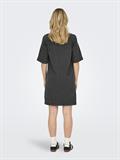 ONLBELLE S/S BUTTON DRESS DNM GUA NOOS washed black