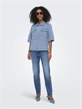 ONLBELLE S/S SHIRT DNM GUA NOOS light blue denim