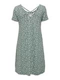 ONLBERA BACK LACE UP S/S DRESS JRS NOOS balsam green