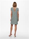 ONLBERA BACK LACE UP S/S DRESS JRS NOOS balsam green