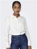 ONLBERIT LIFE L/S SHIRT NOOS WVN snow white