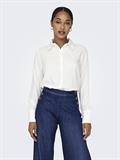 ONLBERIT LIFE L/S SHIRT NOOS WVN snow white