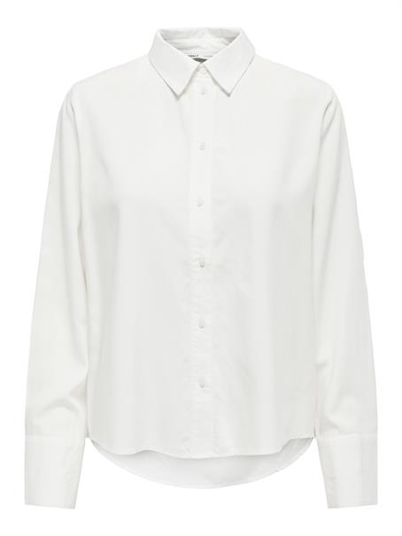 ONLBERIT LIFE L/S SHIRT NOOS WVN snow white