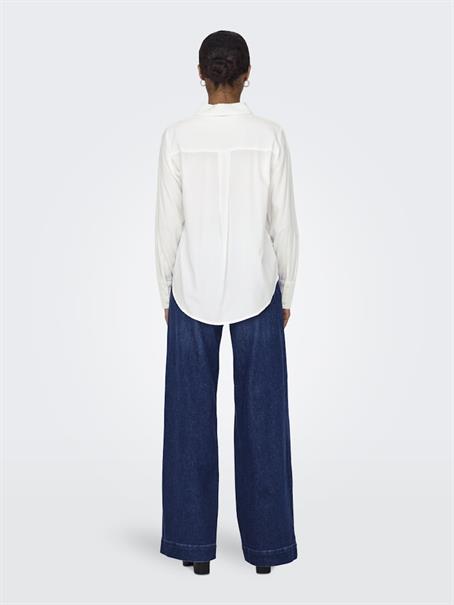 ONLBERIT LIFE L/S SHIRT NOOS WVN snow white
