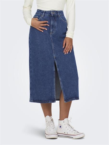 ONLBIANCA MIDI SKIRT DNM REA NOOS medium blue denim