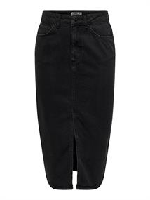 ONLBIANCA MIDI SKIRT DNM REA NOOS washed black