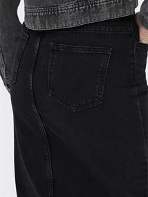 ONLBIANCA MIDI SKIRT DNM REA NOOS washed black