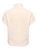 ONLBIANCA SL HIGHNECK ZIP VEST KNT birch