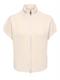 ONLBIANCA SL HIGHNECK ZIP VEST KNT birch