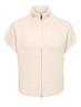 ONLBIANCA SL HIGHNECK ZIP VEST KNT birch