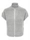 ONLBIANCA SL HIGHNECK ZIP VEST KNT medium grey melange