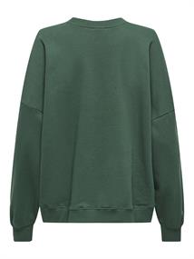 ONLBILA L/S BEAR O-NECK SWT pineneedle