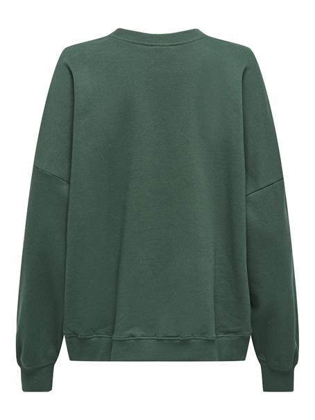 ONLBILA L/S BEAR O-NECK SWT pineneedle
