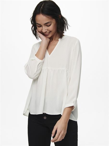 ONLBLOOM 3/4 TOP NOOS WVN cloud dancer