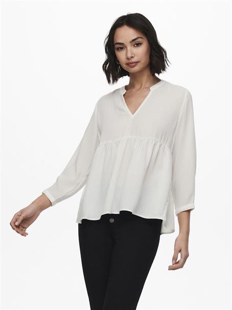 ONLBLOOM 3/4 TOP NOOS WVN cloud dancer