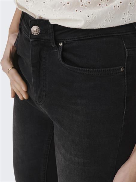 ONLBLUSH HW SK ANK RW DNM REA005 washed black