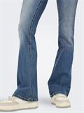 ONLBLUSH MID FLARED DNM DOT741 NOOS medium blue denim