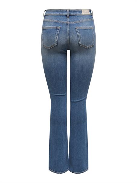 ONLBLUSH MID FLARED DNM DOT741 NOOS medium blue denim