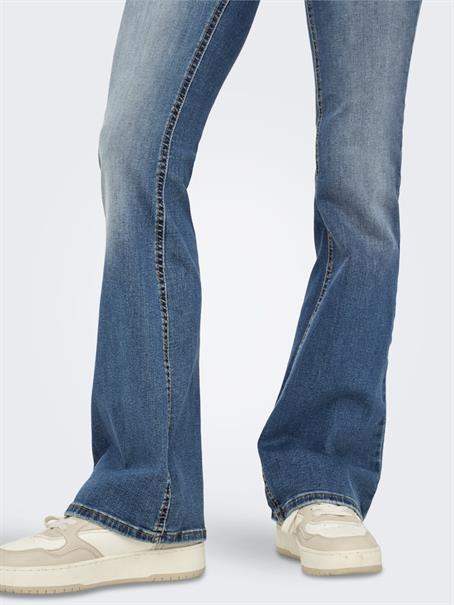ONLBLUSH MID FLARED DNM DOT741 NOOS medium blue denim
