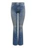 ONLBLUSH MID FLARED DNM DOT741 NOOS medium blue denim