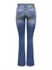 ONLBLUSH MID FLARED DNM REA1319 NOOS medium blue denim