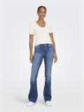 ONLBLUSH MID FLARED DNM REA1319 NOOS medium blue denim