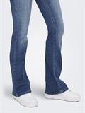 ONLBLUSH MID FLARED DNM REA1319 NOOS medium blue denim