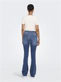 ONLBLUSH MID FLARED DNM REA1319 NOOS medium blue denim