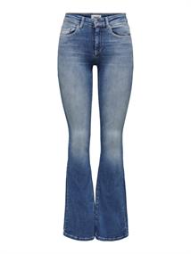 ONLBLUSH MID FLARED DNM REA1319 NOOS medium blue denim