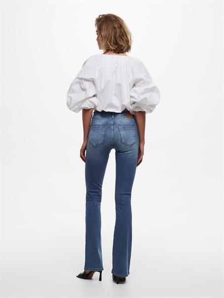 ONLBLUSH MID FLARED DNM REA1319 NOOS medium blue denim