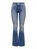 ONLBLUSH MID FLARED DNM REA1319 NOOS medium blue denim