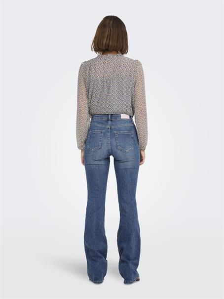 ONLBLUSH MID FLARED DNM TAI305 NOOS medium blue denim