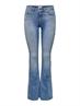 ONLBLUSH MID FLARED DNM TAI467 NOOS light blue denim