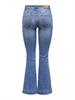 ONLBLUSH MID RETROFLARED DNM DIA550 NOOS medium blue denim