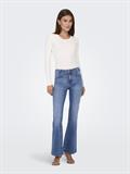 ONLBLUSH MID RETROFLARED DNM DIA550 NOOS medium blue denim