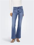 ONLBLUSH MID RETROFLARED DNM DIA550 NOOS medium blue denim