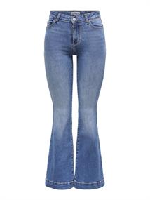 ONLBLUSH MID RETROFLARED DNM DIA550 NOOS medium blue denim