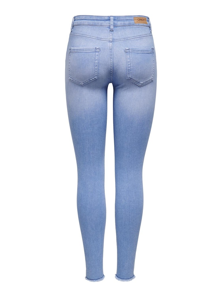 Only Damen Jeans ONLBLUSH MID SK AK RW DNM REA4347 light blue denim bequem online kaufen bei Tara M