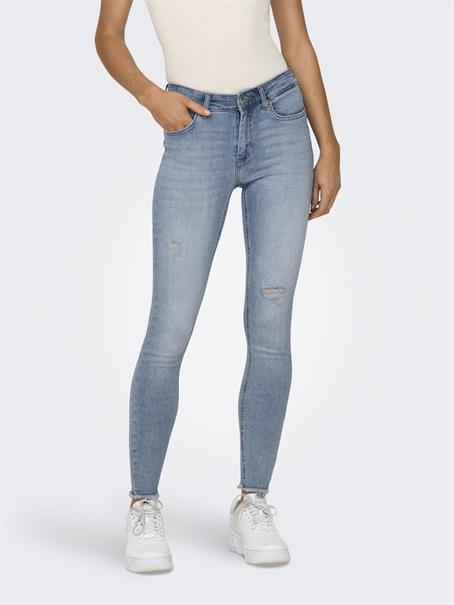 ONLBLUSH MID SK AK RW DS DNM REA685 NOOS light medium blue denim