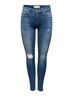 ONLBLUSH MID SK AK RW DT DNM REA221 NOOS dark medium blue denim